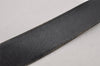 Authentic YVES SAINT LAURENT Belt Leather Size 82-87cm 32.3-34.3" Black 0682K