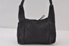 Authentic GUCCI Shoulder Hand Bag Purse GG Canvas Leather 101333 Black 0683J