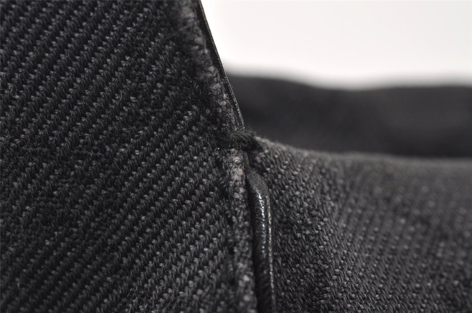 Authentic GUCCI Shoulder Hand Bag Purse GG Canvas Leather 101333 Black 0683J