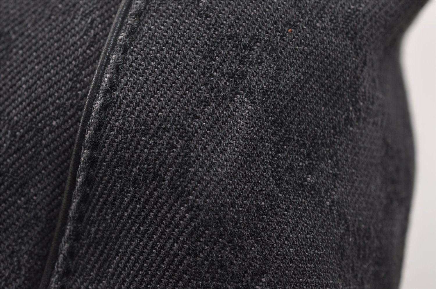 Authentic GUCCI Shoulder Hand Bag Purse GG Canvas Leather 101333 Black 0683J