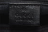 Authentic GUCCI Shoulder Hand Bag Purse GG Canvas Leather 101333 Black 0683J