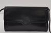 Authentic GUCCI Vintage Shoulder Cross Body Bag Purse Leather Black 0684J
