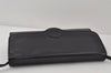 Authentic GUCCI Vintage Shoulder Cross Body Bag Purse Leather Black 0684J