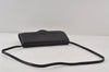Authentic GUCCI Vintage Shoulder Cross Body Bag Purse Leather Black 0684J