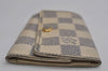 Authentic Louis Vuitton Damier Azur Multicles 6 Key Case Holder N61745 LV 0684K