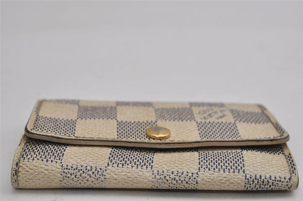 Authentic Louis Vuitton Damier Azur Multicles 6 Key Case Holder N61745 LV 0684K