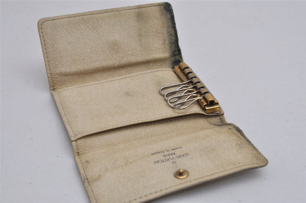 Authentic Louis Vuitton Damier Azur Multicles 6 Key Case Holder N61745 LV 0684K