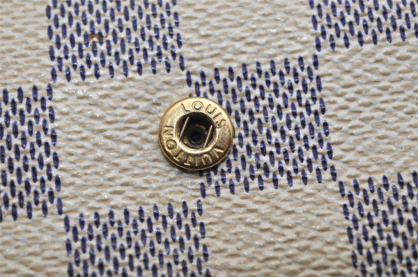 Authentic Louis Vuitton Damier Azur Multicles 6 Key Case Holder N61745 LV 0684K