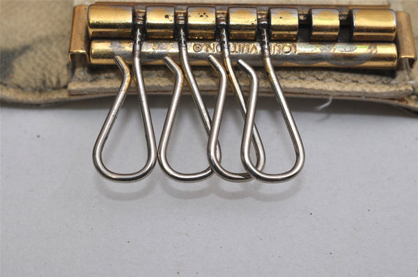 Authentic Louis Vuitton Damier Azur Multicles 6 Key Case Holder N61745 LV 0684K