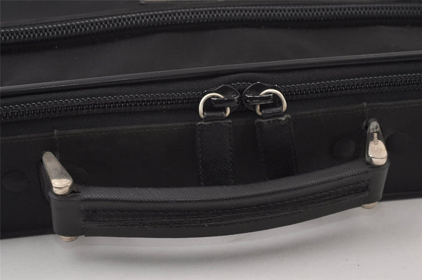 Authentic PRADA Nylon Tessuto Leather 2Way BriefCase Business Bag Black 0685J