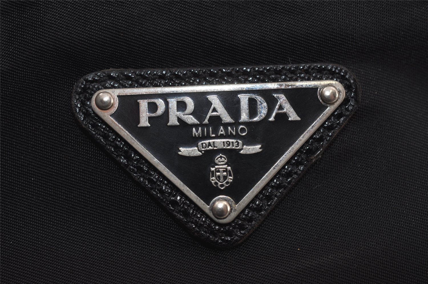 Authentic PRADA Nylon Tessuto Leather 2Way BriefCase Business Bag Black 0685J