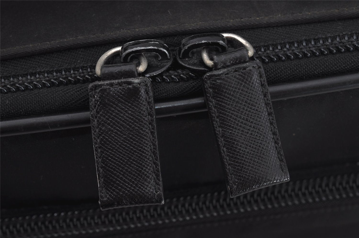 Authentic PRADA Nylon Tessuto Leather 2Way BriefCase Business Bag Black 0685J