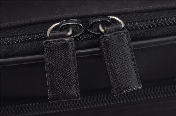 Authentic PRADA Nylon Tessuto Leather 2Way BriefCase Business Bag Black 0685J