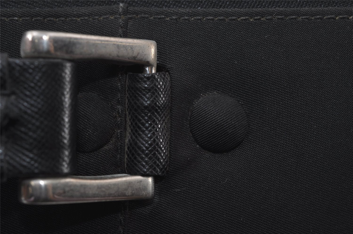 Authentic PRADA Nylon Tessuto Leather 2Way BriefCase Business Bag Black 0685J