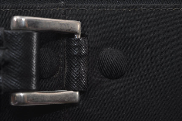 Authentic PRADA Nylon Tessuto Leather 2Way BriefCase Business Bag Black 0685J