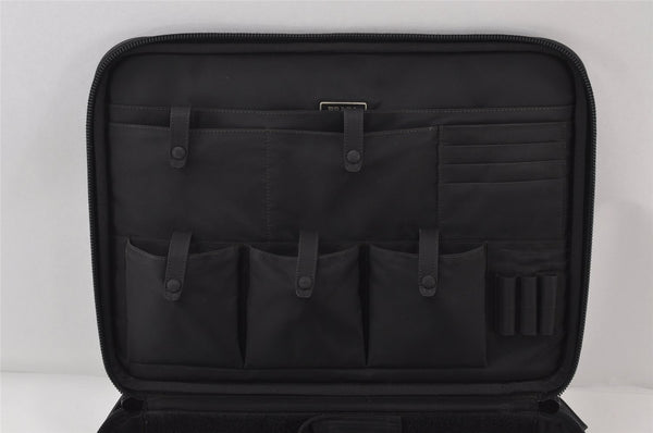 Authentic PRADA Nylon Tessuto Leather 2Way BriefCase Business Bag Black 0685J