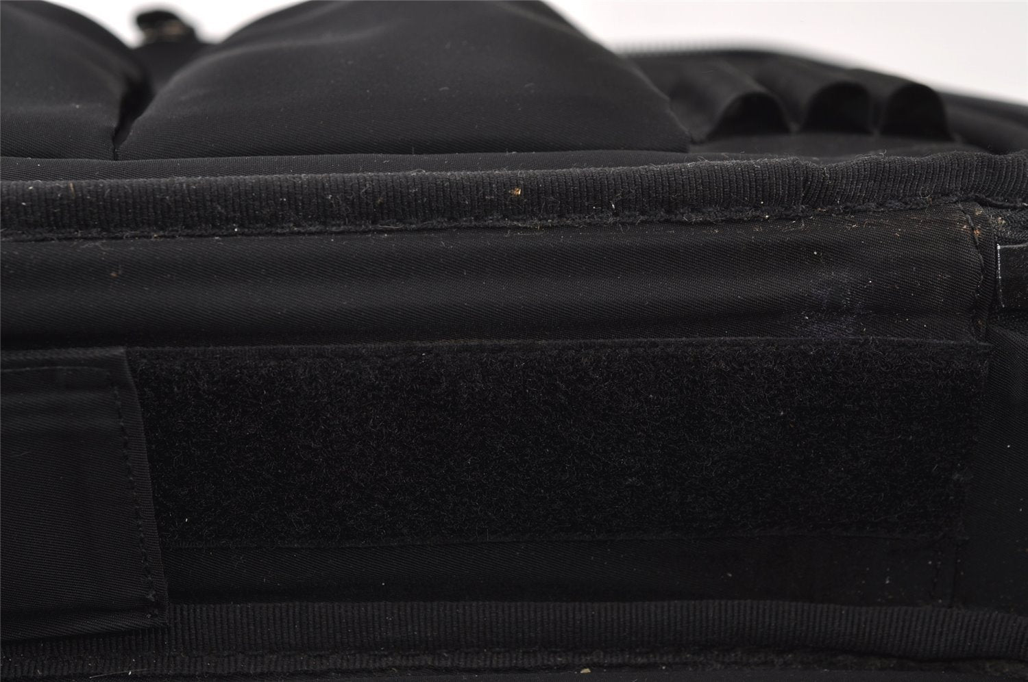 Authentic PRADA Nylon Tessuto Leather 2Way BriefCase Business Bag Black 0685J