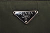 Authentic PRADA Nylon Tessuto Leather Shoulder Hand Bag Purse Green 0686J