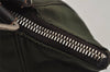 Authentic PRADA Nylon Tessuto Leather Shoulder Hand Bag Purse Green 0686J