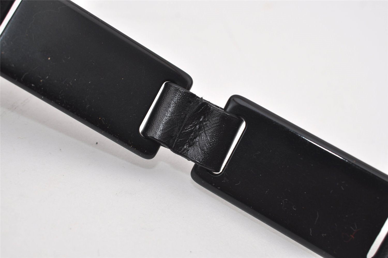 Authentic PRADA Nylon Plastic Leather Shoulder Hand Bag Purse Khaki Green 0687J