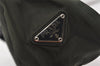 Authentic PRADA Nylon Plastic Leather Shoulder Hand Bag Purse Khaki Green 0687J