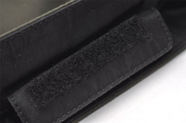 Authentic PRADA Nylon Plastic Leather Shoulder Hand Bag Purse Khaki Green 0687J