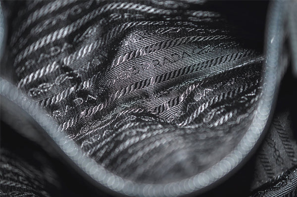 Authentic PRADA Nylon Plastic Leather Shoulder Hand Bag Purse Khaki Green 0687J