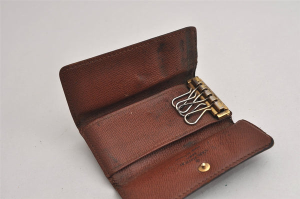 Authentic Louis Vuitton Monogram Multicles 4 Four Hooks Key Case M62631 LV 0687K