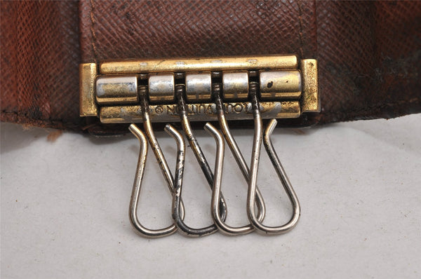 Authentic Louis Vuitton Monogram Multicles 4 Four Hooks Key Case M62631 LV 0687K