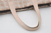 Authentic CHANEL New Travel Line Shoulder Tote Bag Nylon Leather Beige 0689J