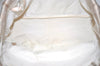 Authentic CHANEL New Travel Line Shoulder Tote Bag Nylon Leather Beige 0689J