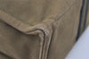 Authentic HERMES Fourre Tout MM Hand Tote Bag Canvas Khaki Green 0690J