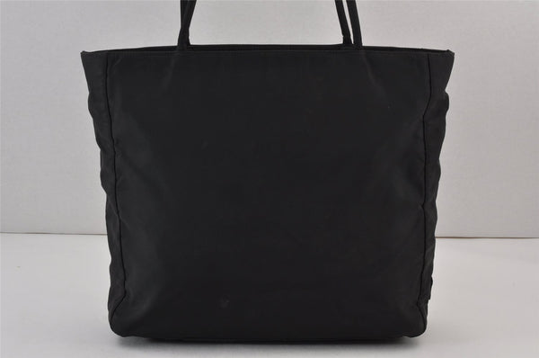 Authentic PRADA Vintage Nylon Shoulder Tote Bag Black 0691K