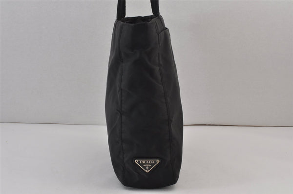 Authentic PRADA Vintage Nylon Shoulder Tote Bag Black 0691K