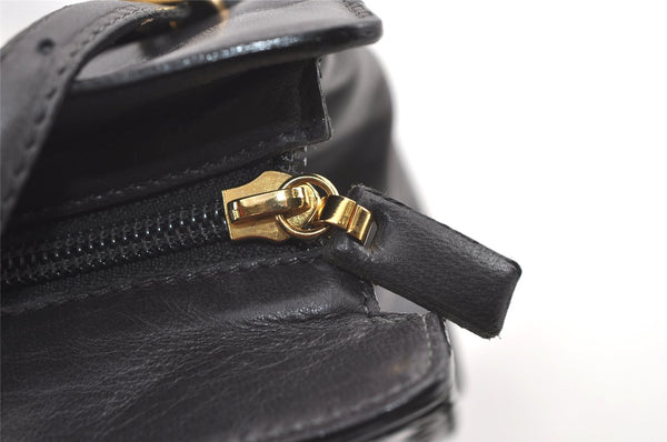 Authentic BOTTEGA VENETA Intrecciato Leather Shoulder Tote Bag Black Junk 0693K