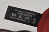 Authentic HERMES Fourre Tout PM Vintage Hand Tote Bag Canvas Red 0696J