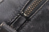 Authentic GUCCI Sherry Line Hand Boston Bag GG PVC Leather Navy Blue 0697J