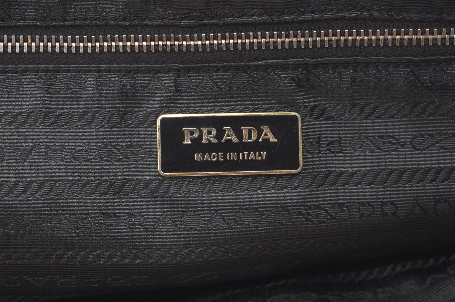 Authentic PRADA Nylon Leather Shoulder Hand Bag Purse Brown Yellow 0697K