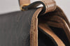 Authentic Christian Dior Honeycomb 2Way Hand Bag PVC Leather Black CD 0698K