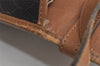 Authentic Christian Dior Honeycomb 2Way Hand Bag PVC Leather Black CD 0698K