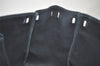 Authentic HERMES Vintage Her Bag Cabas GM Replacement Bag Canvas Black 0699K