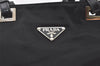 Authentic PRADA Nylon Leather Shoulder Tote Bag Purse Black 0700K