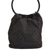 Authentic GUCCI Shoulder Hand Bag Purse GG Canvas Leather 0013738 Brown 0701J