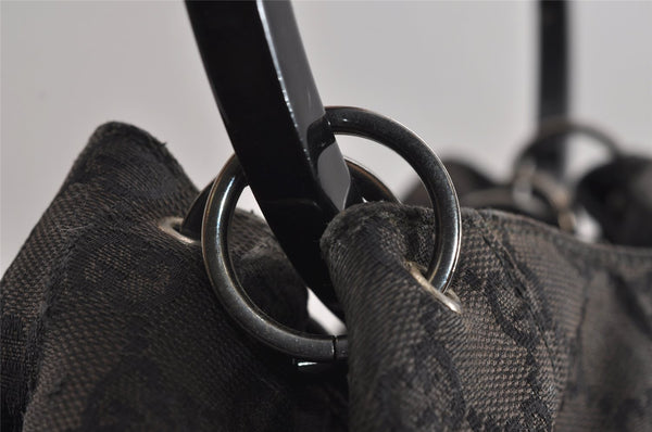 Authentic GUCCI Shoulder Hand Bag Purse GG Canvas Leather 0013738 Brown 0701J