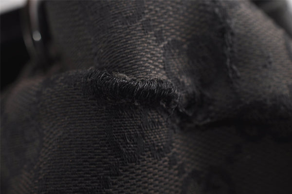 Authentic GUCCI Shoulder Hand Bag Purse GG Canvas Leather 0013738 Brown 0701J