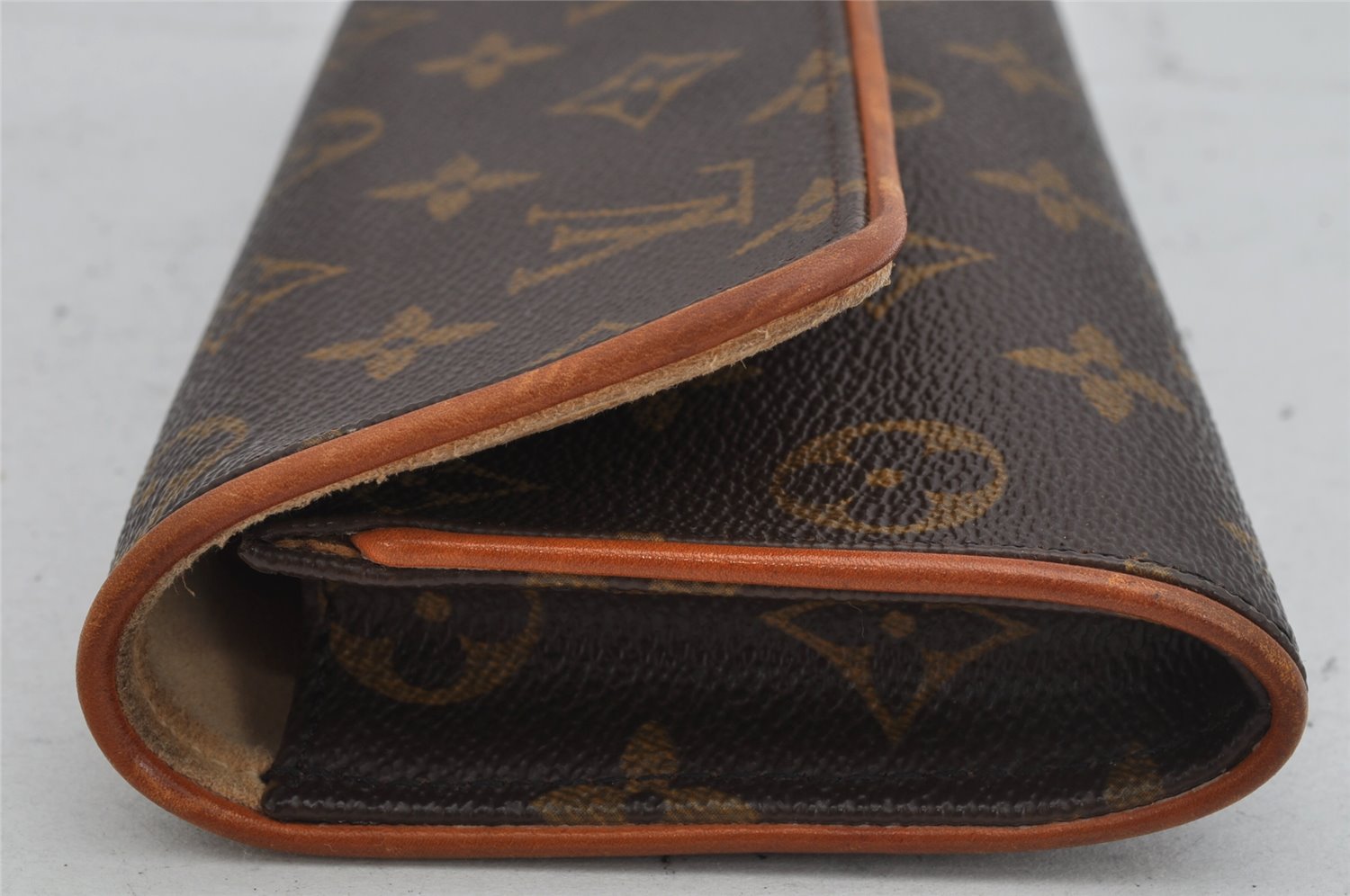 Authentic Louis Vuitton Monogram Pochette Twin PM Shoulder Bag M51854 LV 0701K