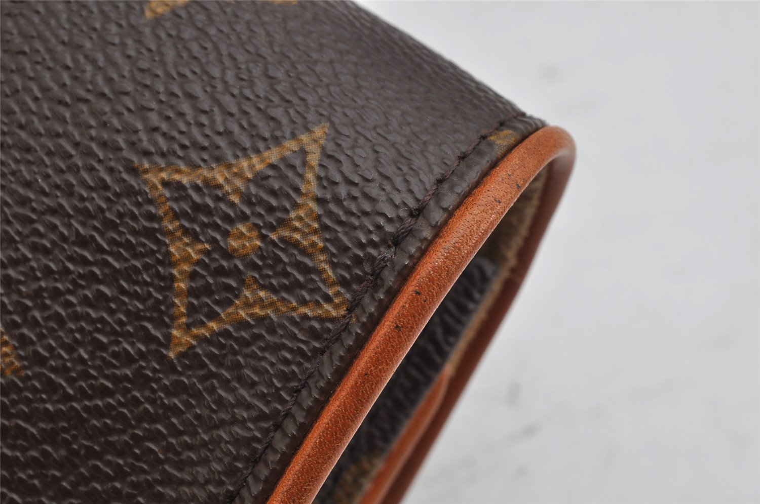 Authentic Louis Vuitton Monogram Pochette Twin PM Shoulder Bag M51854 LV 0701K