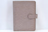 Authentic Louis Vuitton Epi Agenda GM Notebook Cover Purple R2005R LV 0702I