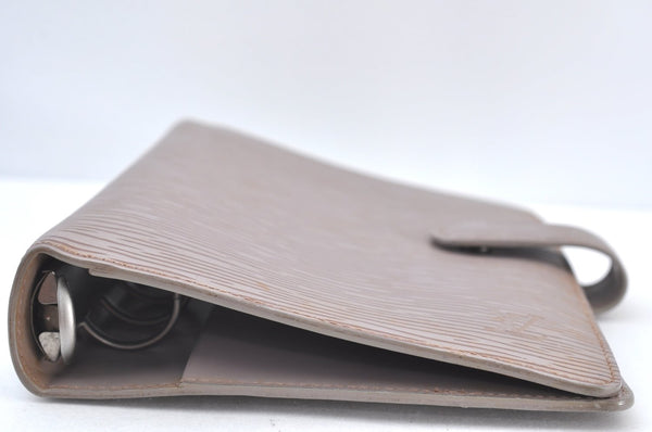 Authentic Louis Vuitton Epi Agenda GM Notebook Cover Purple R2005R LV 0702I