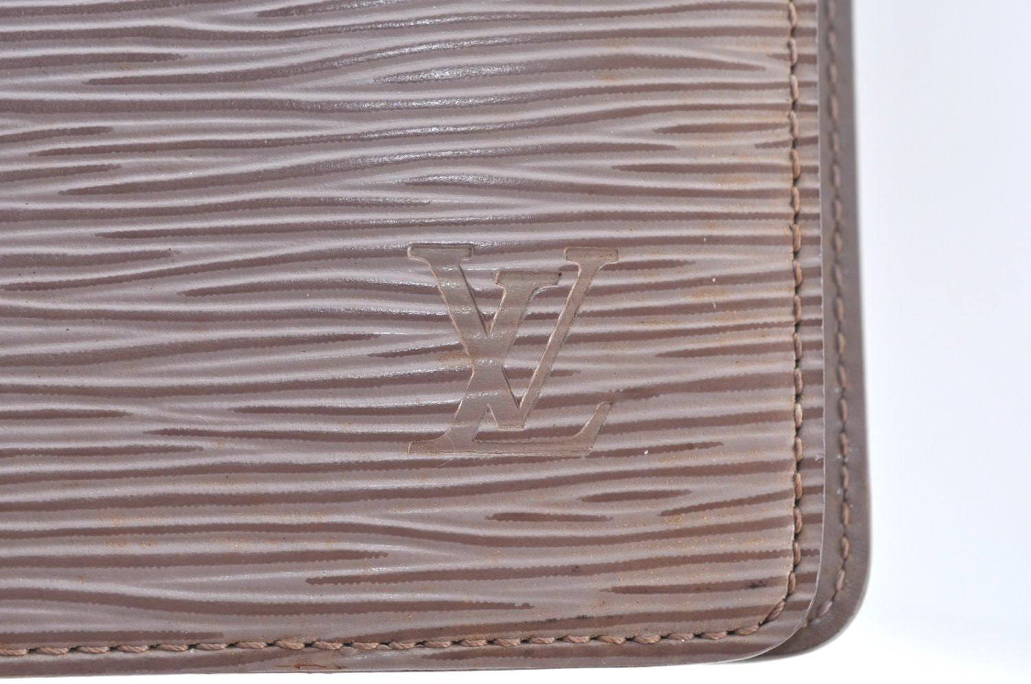 Authentic Louis Vuitton Epi Agenda GM Notebook Cover Purple R2005R LV 0702I